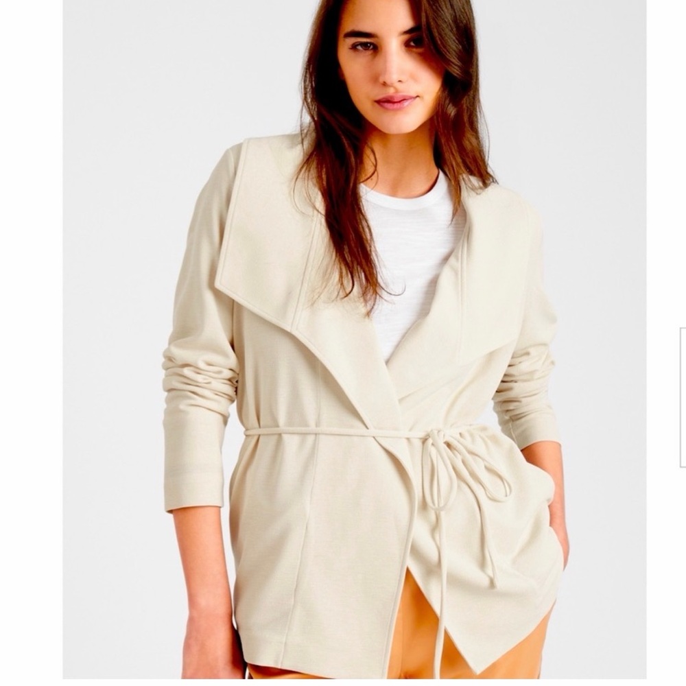 Banana Republic Wrap Cream Women's Jacket